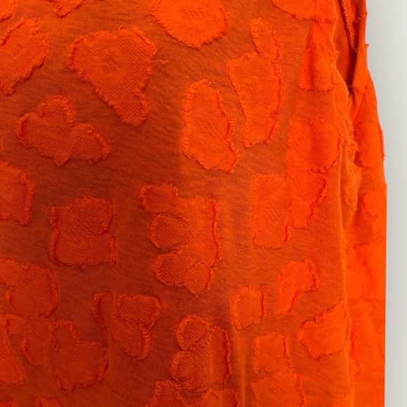 Michael Kors poppy orange ruffle tank size XL - Picture 4 of 8